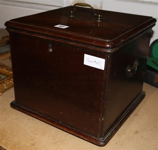 Large mahogany box